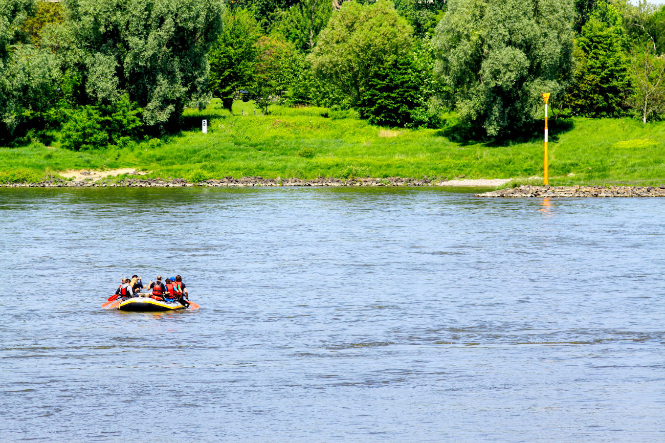 River Rafting als Firmenevent für grosse Gruppen, in Düsseldorf