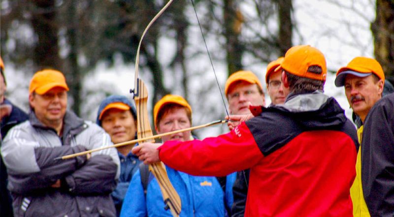 Bogenschießen als Teamevent und Betriebsausflug