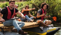 Erlebnis Projekt Floßbau für Schulklassen und Jugendgruppen in NRW