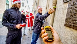 Weihnachtsfeier Geocaching Ahlstädt